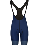 Half Wheeler Color Azul Bib Shorts - Mujer